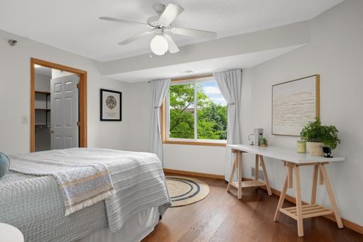 Spacious primary bedroom offering comfort and privacy