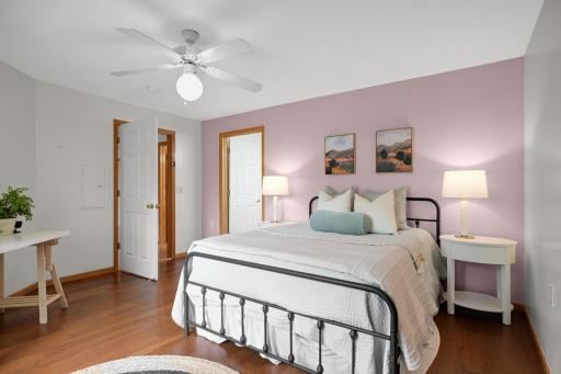 Bright and inviting bedroom with room to relax