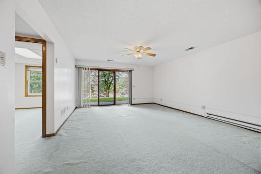 Door to lower level bedroom and walk out patio.