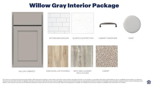 This home will have the Willow gray interior package!