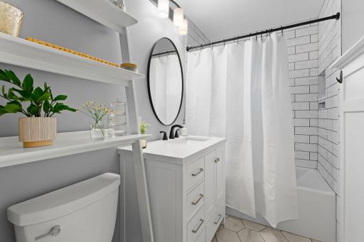 Full bathroom was updated in 2023