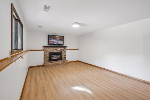 Newly installed quality laminate flooring