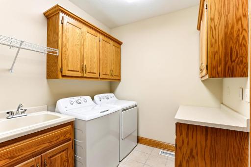 Main level laundry room