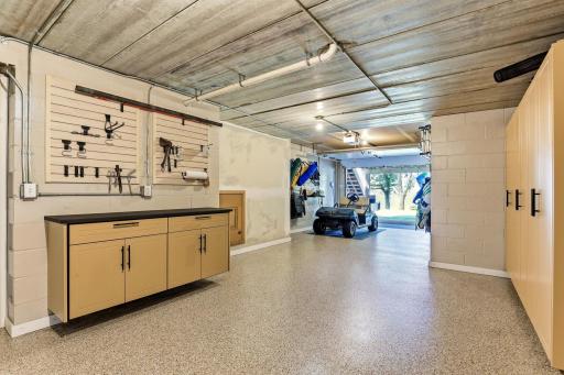 Lower level lakeside tuck-under storage garage!