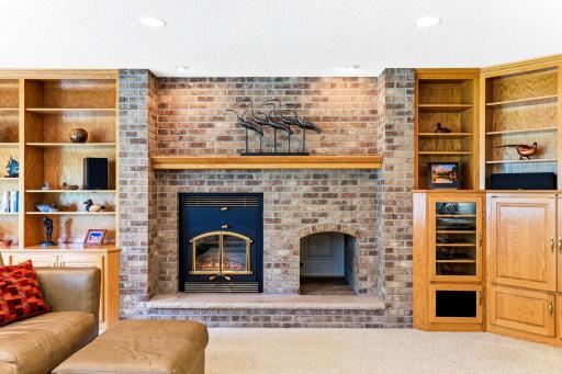 Stack your fireplace wood with ease from the tuck-under garage shed access door