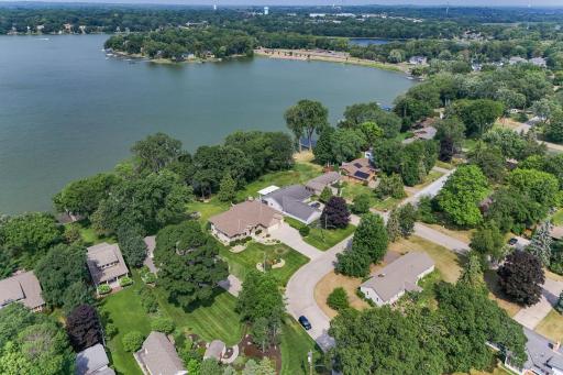 1/2 acre lot & 68ft of shoreline on Lake Owasso!