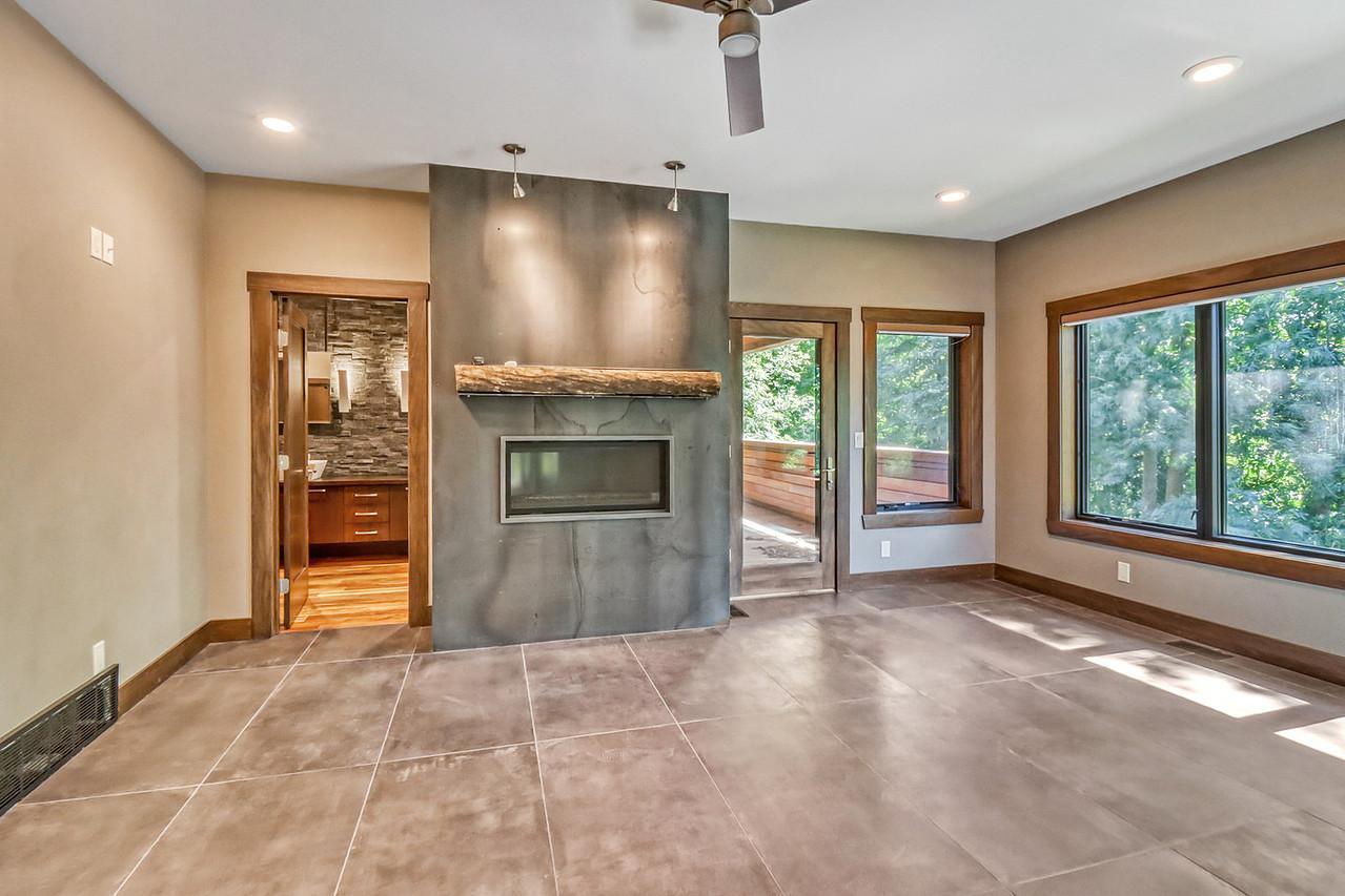 Primary Suite w/ gas fireplace