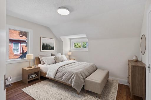 Upper Floor Bedroom #4 - Virtually Staged
