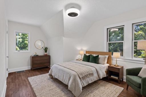 Upper Floor Bedroom #3 - Virtually Staged