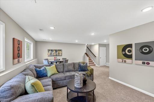 Finished Lower Level - photo is of a previous inventory home. Inquire for more details and options.