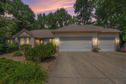 Welcome to 1513 Broken Oak Ct. The attached 3 car garage has: 647 sqft, built-in shelving included, rough-in for an EV charger, the 200 amp circuit breaker panel, and insulated overhead doors with openers.