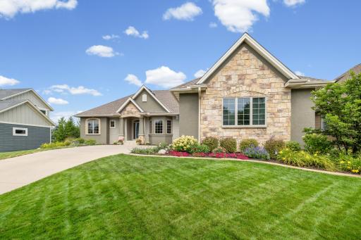 Beautiful garden surround this home