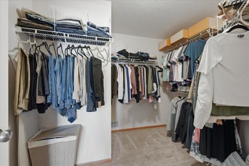 The walk-in closet is HUGE!!
