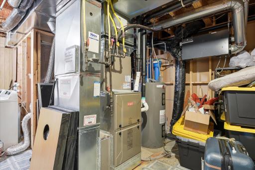 Furnace new in 2022. Water heater in 2018. UV light air purifier in 2021. KIND water filter/softener in 2025.