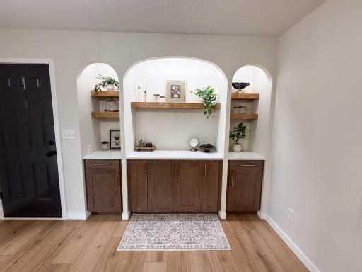 Built In Coffee Bar