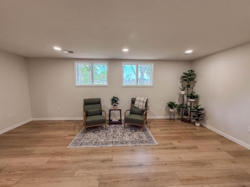 Family Room - Wood Burning Fireplace