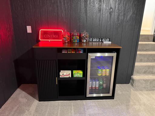 Theater/Media Room 130 inch Screen
