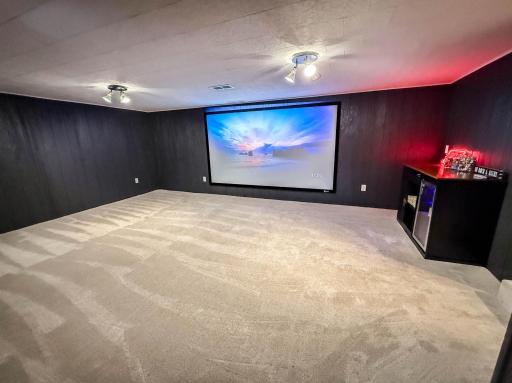 Theater/Media Room 130 inch Screen