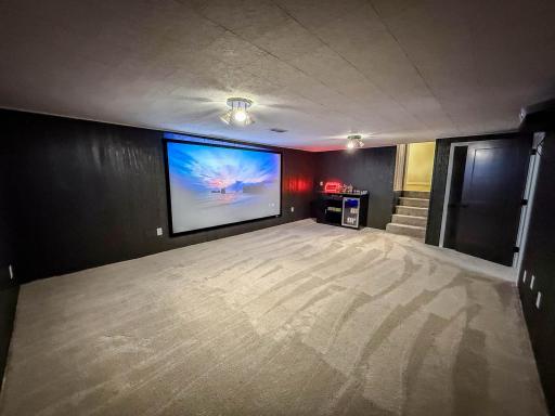 Theater/Media Room 130 inch Screen