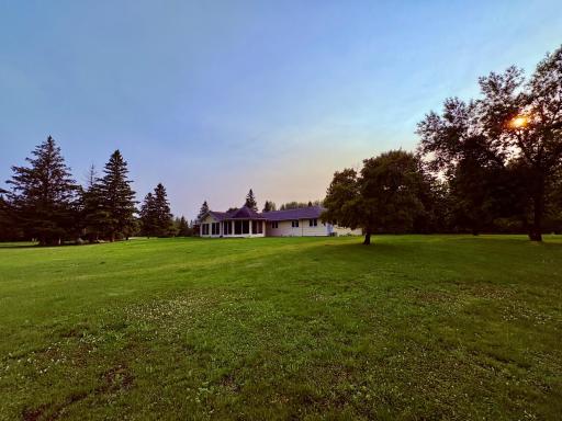 Back side of home