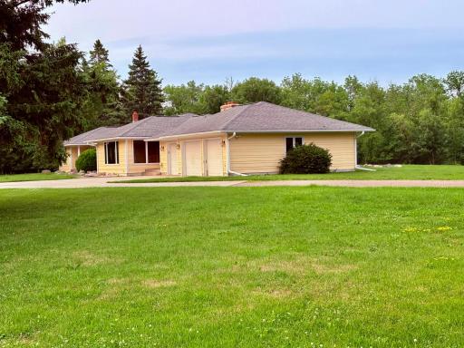 Executive home on private 17+ acres on Warroad River