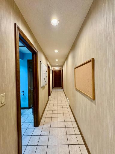 Hallway to garage