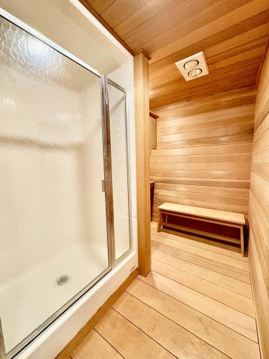Shower/changing room- Cedar T&G