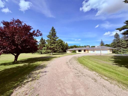 Large yard and lots of privacy with 17 acres