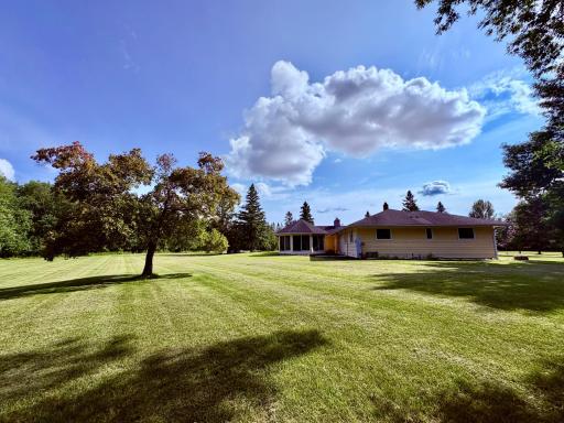 North side of home