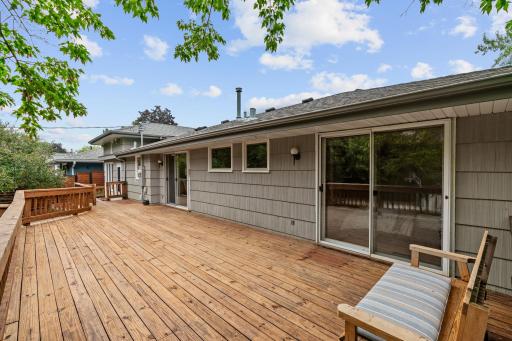 Primary Suite with its own walk-out to the oversized deck
