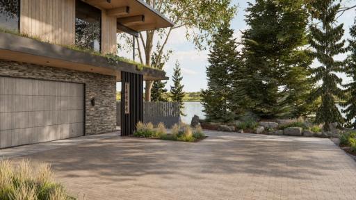 With 270 degree views, the waters edge is visible when you first arrive at the property and it is visible from almost every room in the home