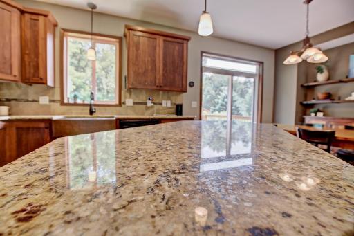 The granite is even more beautiful in person!