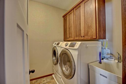Main floor laundry helping keep life simple!