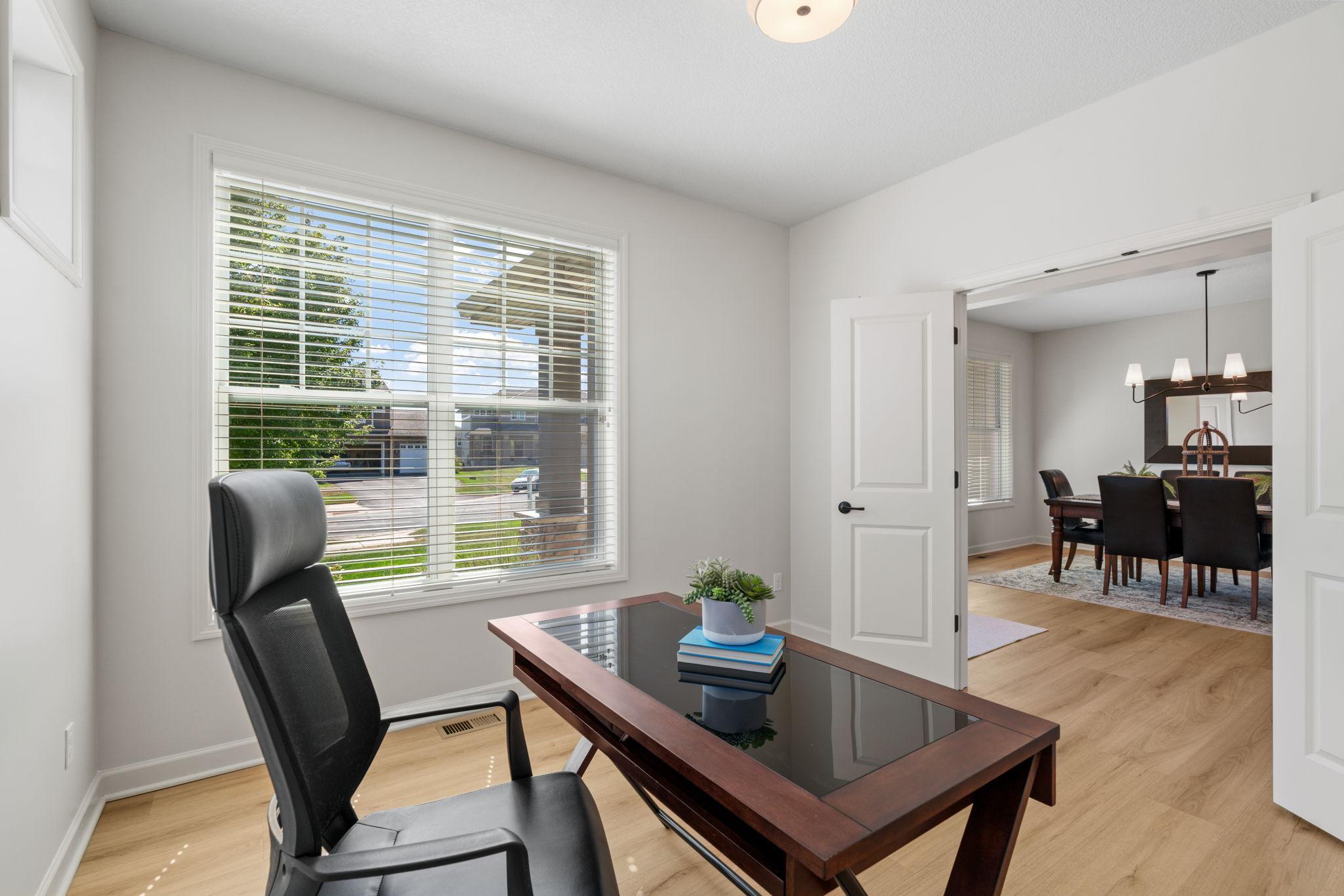 Designated ML Office w/ double doors.