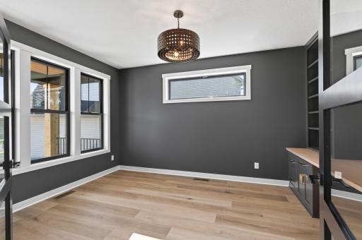 Front office with built in desk!