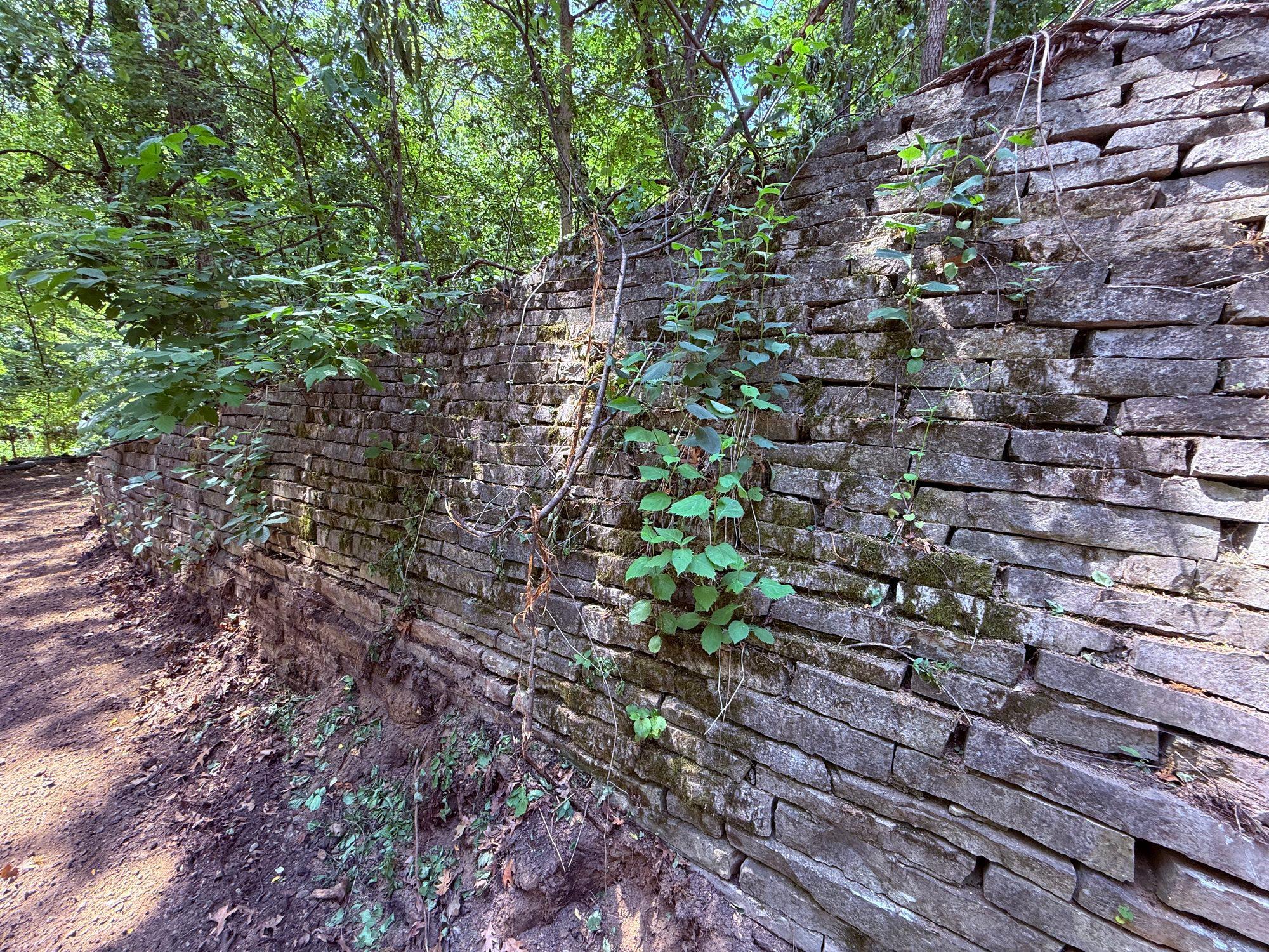 Old Retaining Wall - Can Be Kept or Removed