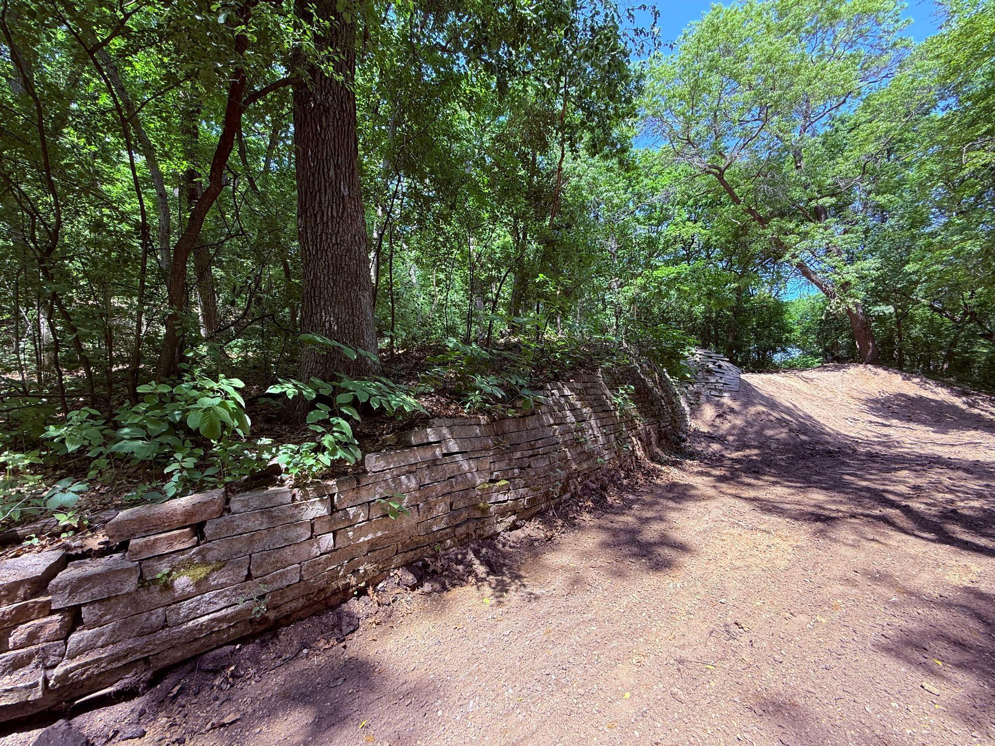 Old Retaining Wall - Can Be Kept or Removed