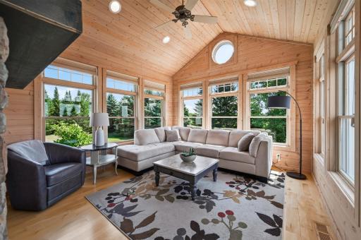 Our favorite spot~ the main level sunroom