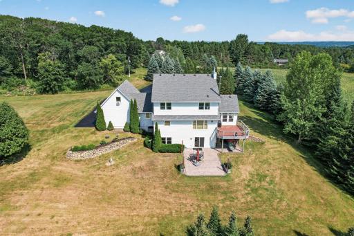 View of the back of the home.