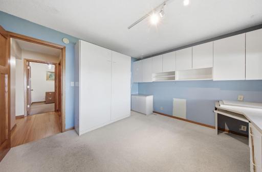 Secondary bedroom, main level with murphy bed