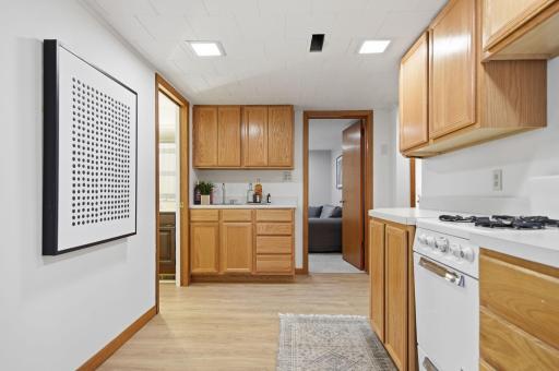 New flooring thought the family room, laundry, bathroom & kitchen areas.
