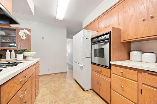 Kitchen has tons of cabinet space!
