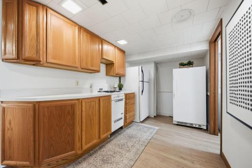Lower level full kitchen!