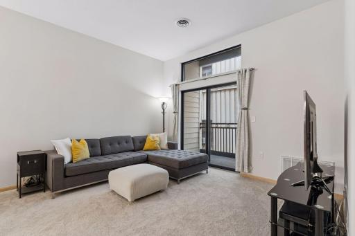 Spacious living area