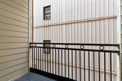 Private balcony
