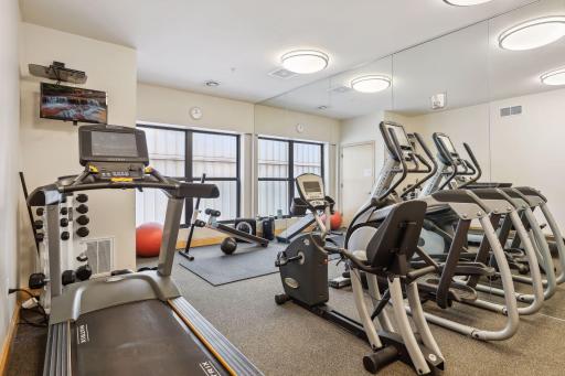 Work Out Room in the building