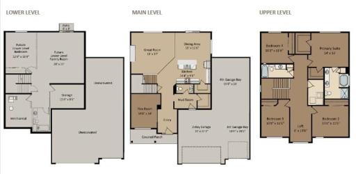 Floor Plans - All measurements are approximate.