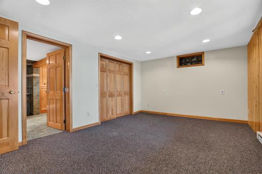 Large 4'x9' closet in this bedroom
