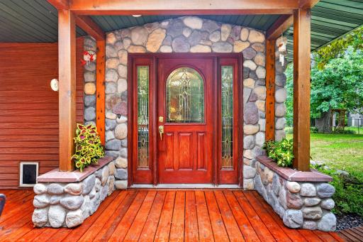 Beautiful entry door.