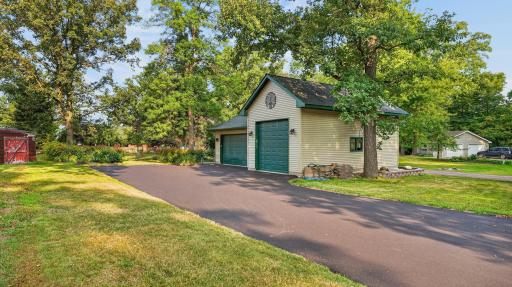 New 2023 Oversized garage. Room to park your RV or pontoon inside.
